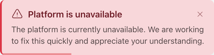 Oops Widget - Major Outage